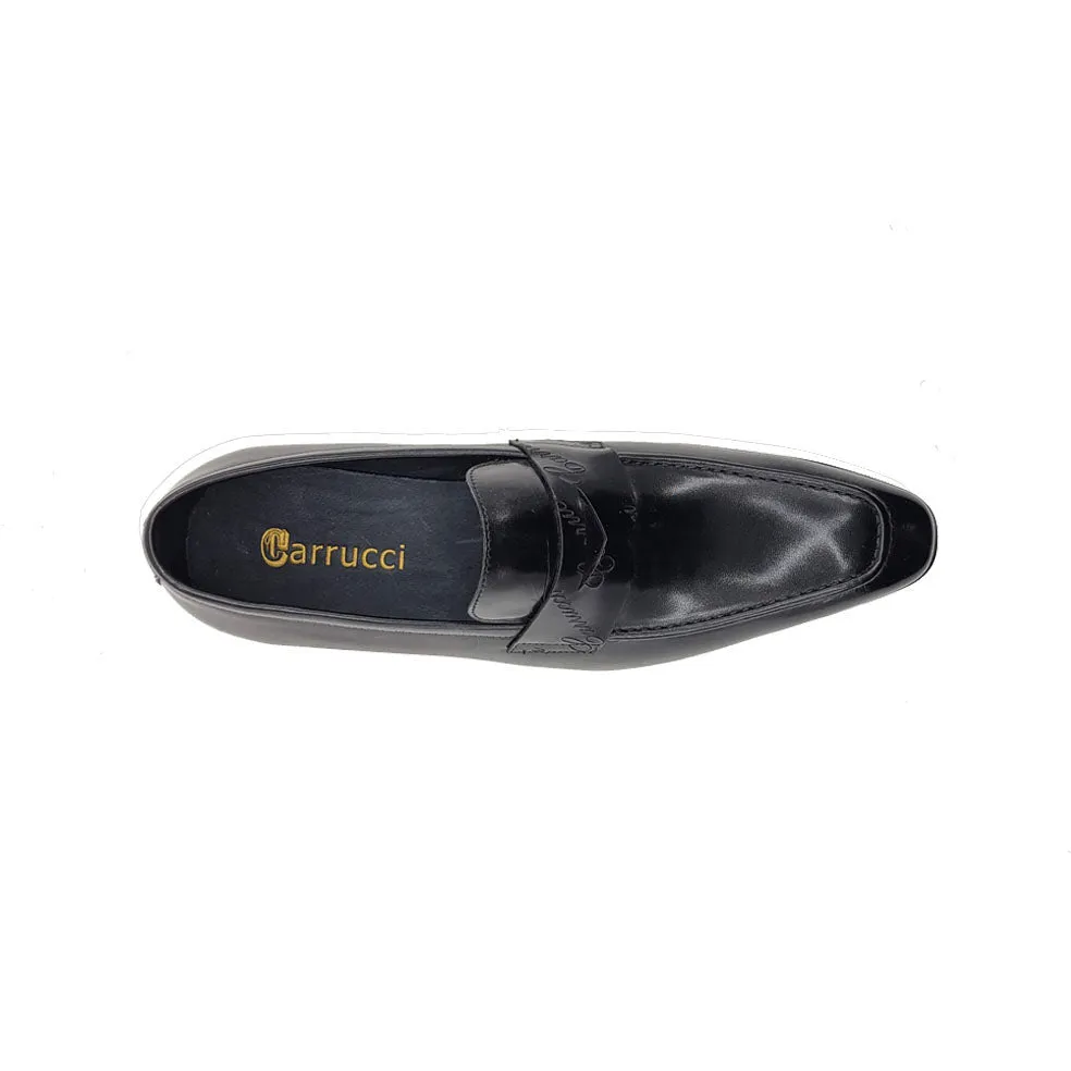 Carrucci Black Signature Casual Loafer Easy Road