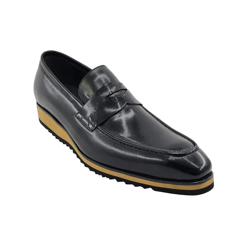 Sole True Carrucci Black Signature Casual Loafer