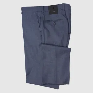 Riviera by Jack Victor- Traveler Dress Pant in Mid Blue AbrasionResistant