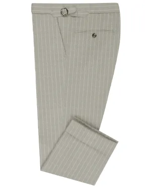 VBC Double Stripes Light Grey Flannel Pants Quick Layering