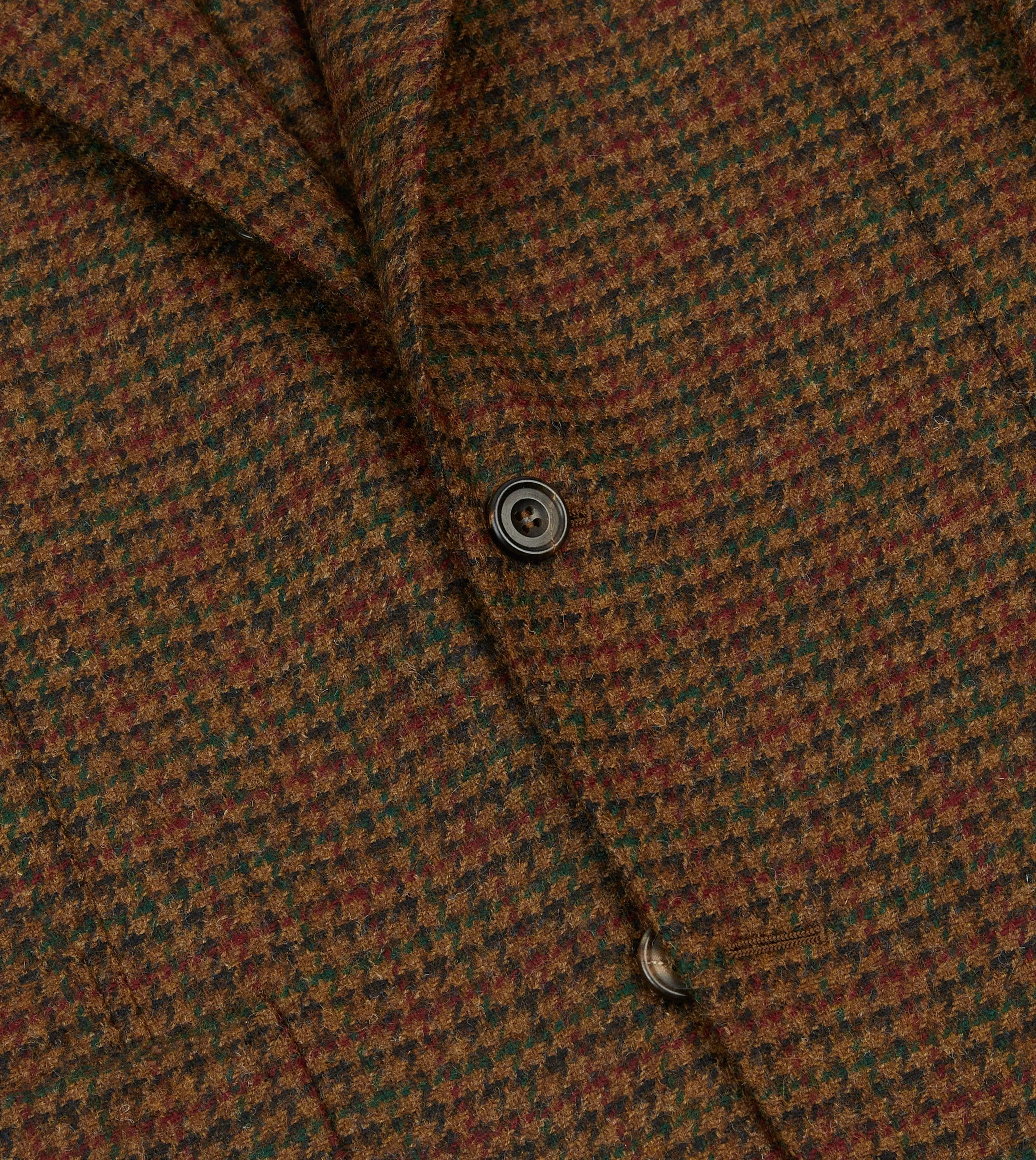 Climate Adaptive Design Brown Gun Club Check Tweed Blazer