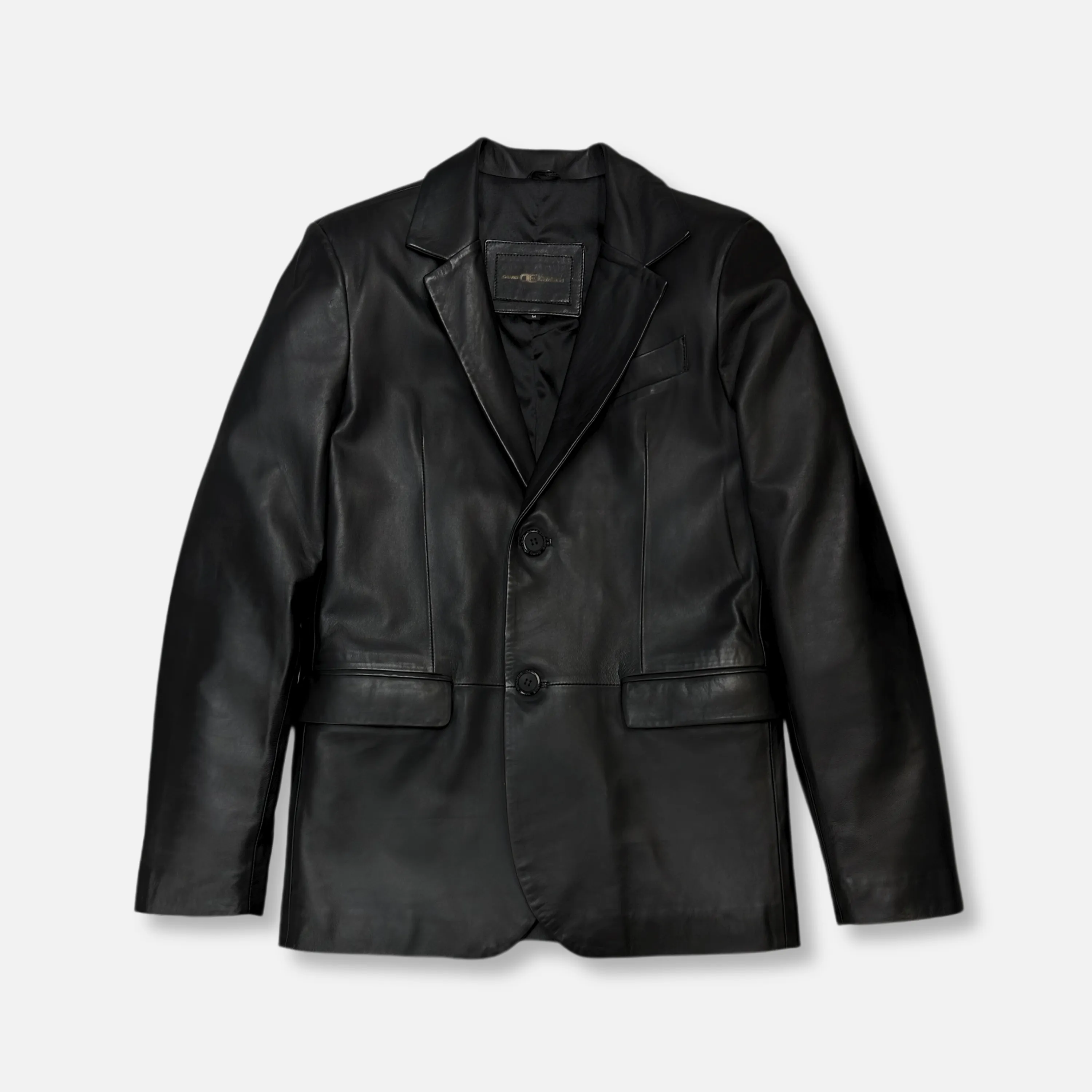 Donovan Leather Blazer AdjustableHood