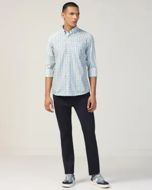 Bleed Zero Slim Yonk Fit Navy Jeans - Abto Relaxed Style Bold Streetwear Fan Night Out