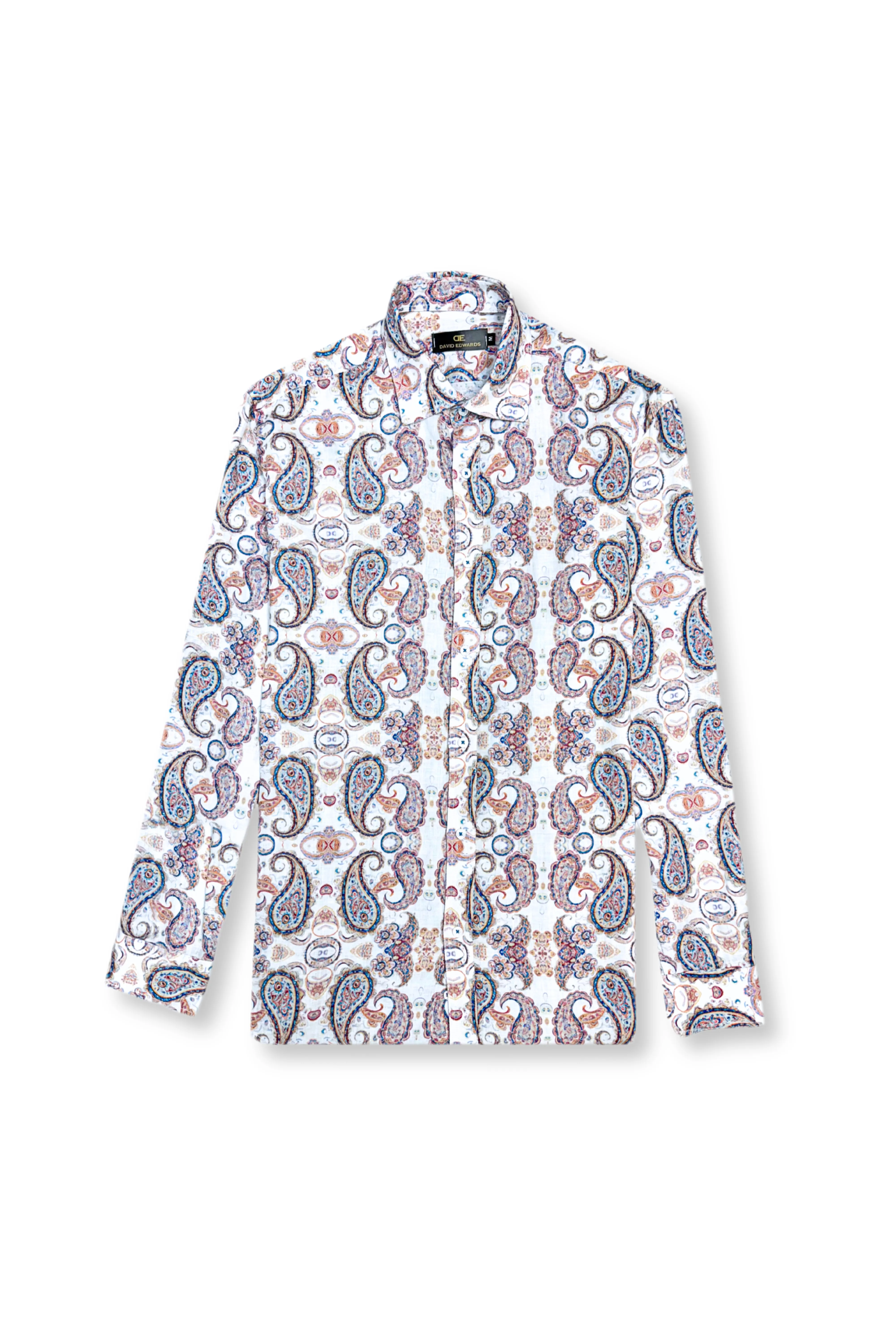 Dahn Roll Tab Linen Shirt Net Fit Princess Glow