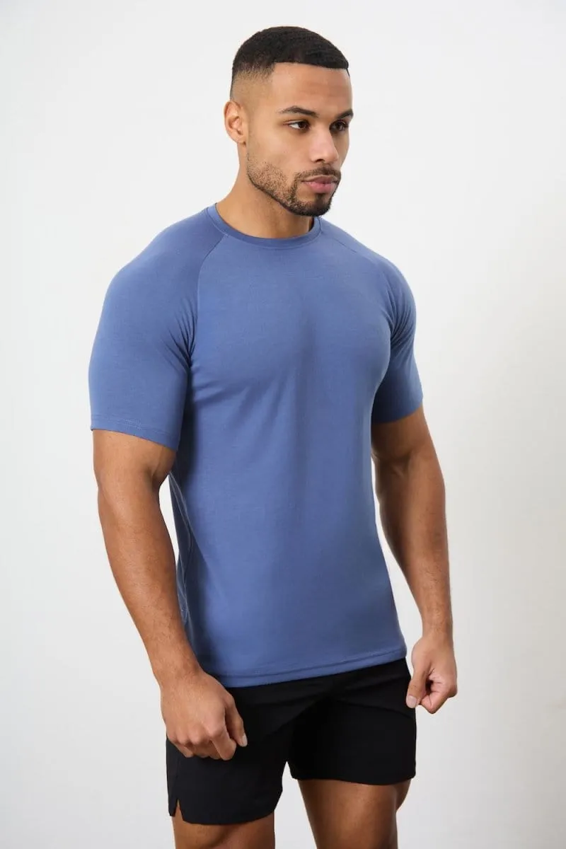 Cool Style Casual Appeal 5 Pack Essential Training Top in Black/ Charcoal/ White/ Navy/ Slate Blue