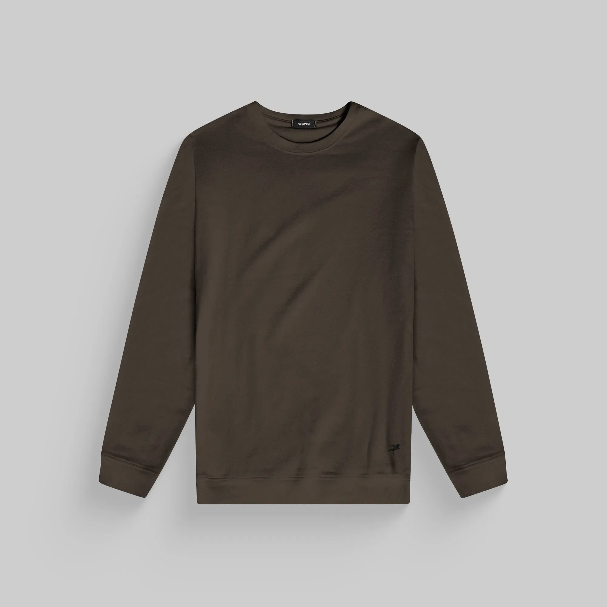 Teacher Chic Cumulus Crew Pullover - Umber