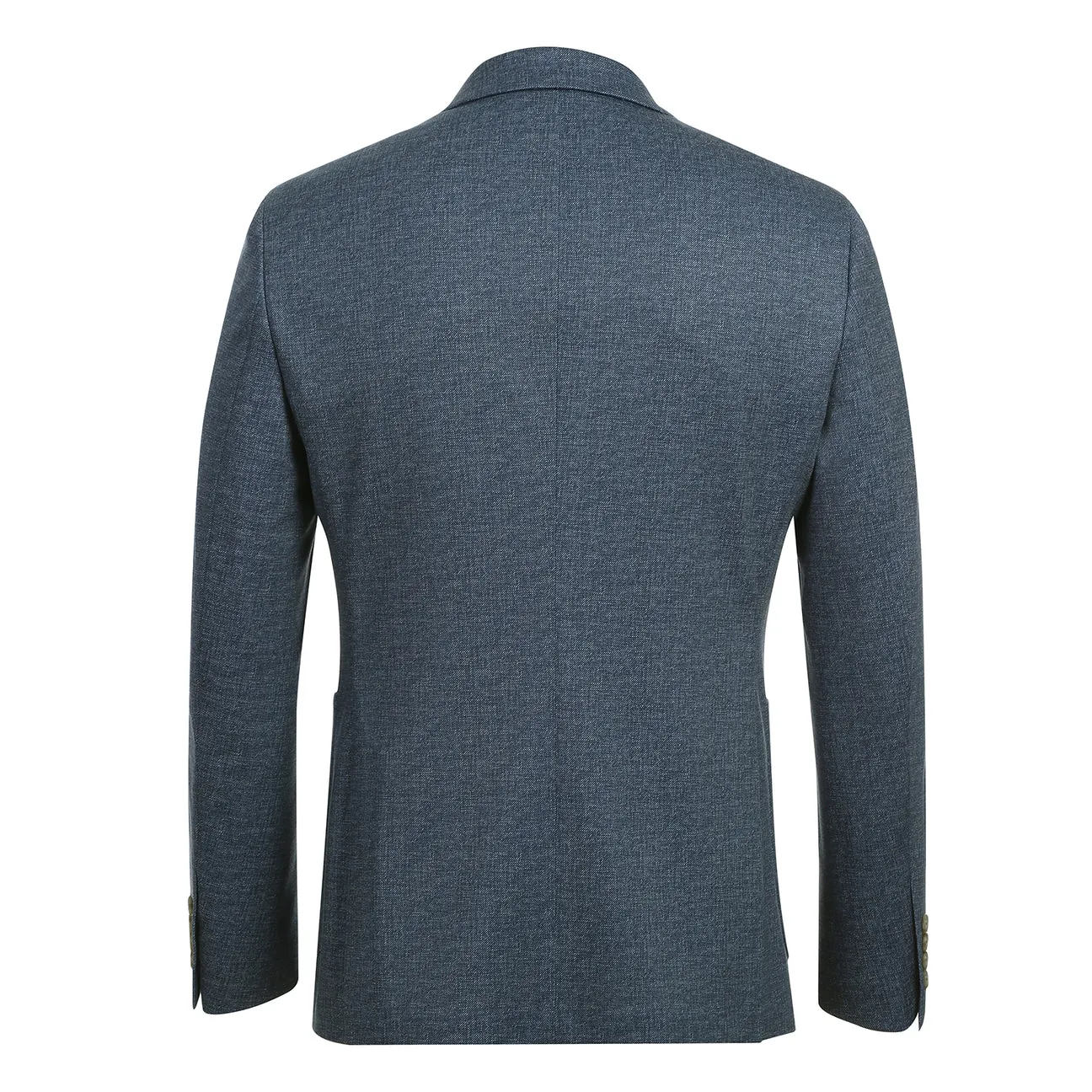 Pellagio Navy Men's Half Canvas Blazer PS24-3 Adjustable Cuff System Casual Staple