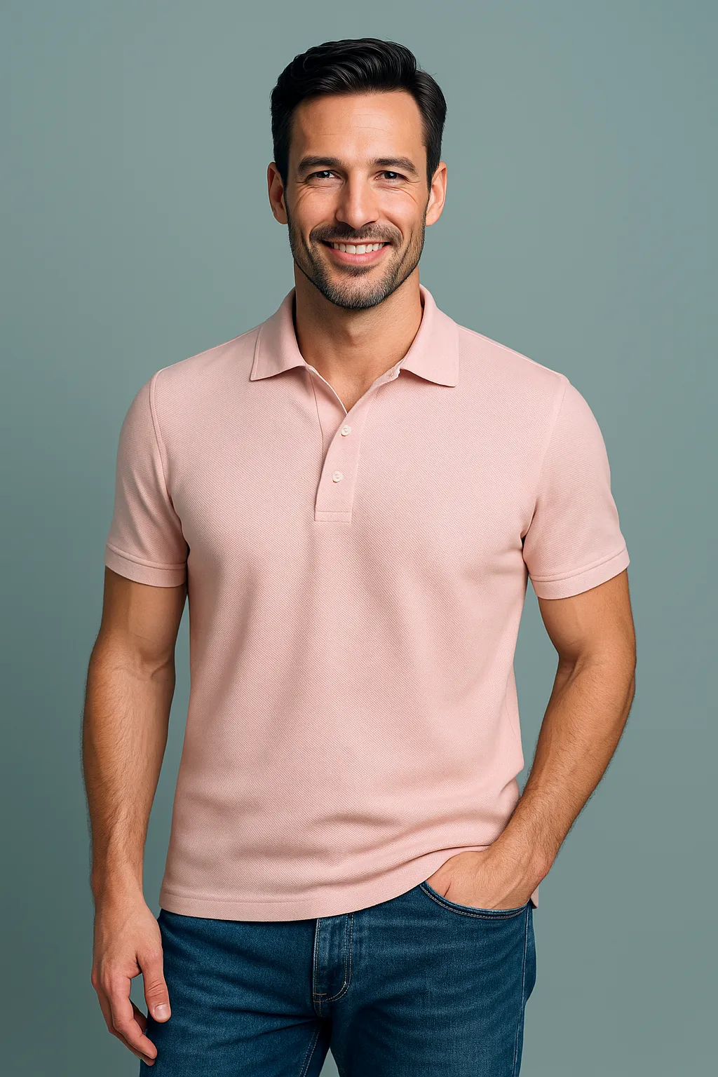 EZS Aria Pink Polo Sleek Comfort Youthful Appeal