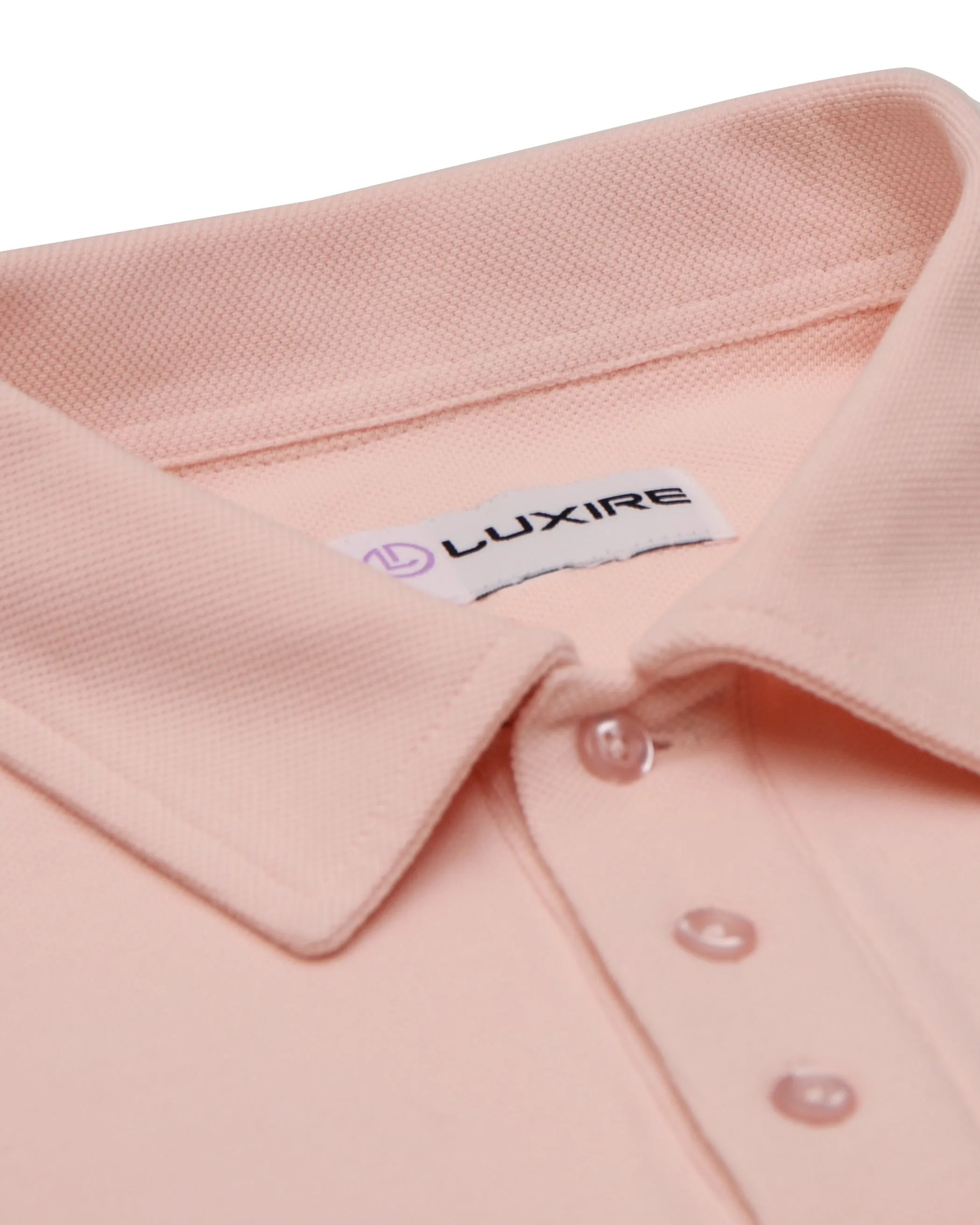 EZS Aria Pink Polo Luxe Layer Quick-Dry Tech