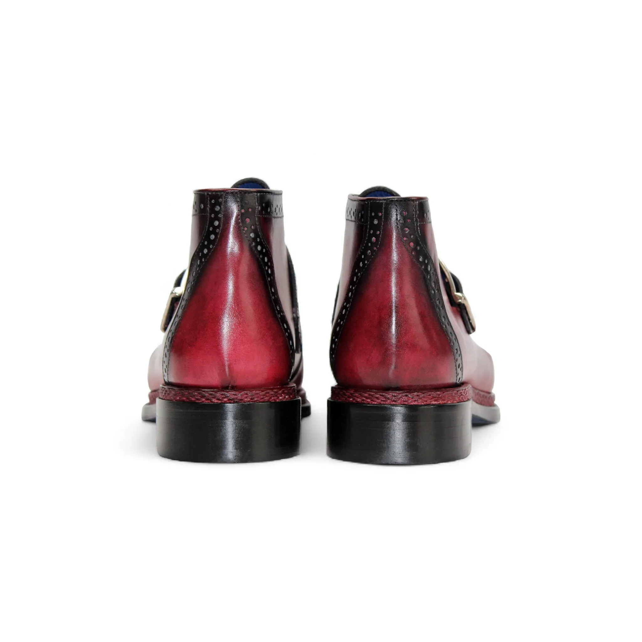 Matte Edge Emilio Franco "Aldo" Antique Red Boot