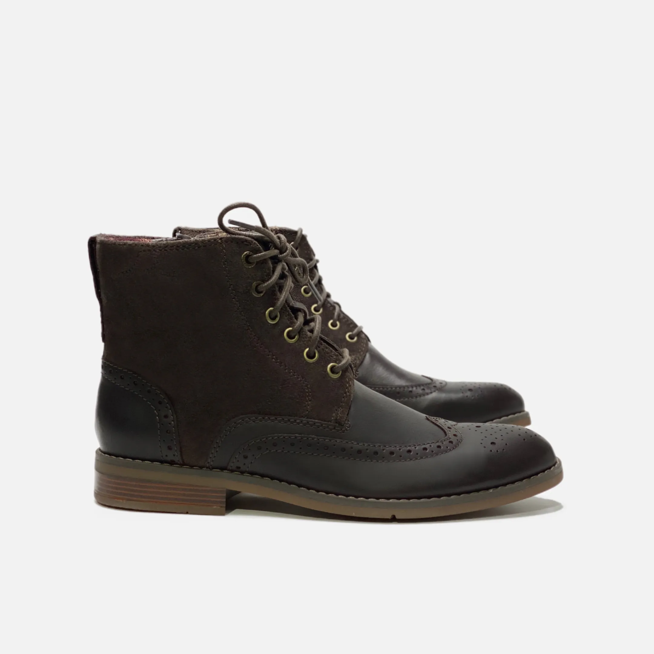 Colden Wingtip Boots Silent Glam Comfort Lining Nature Lover