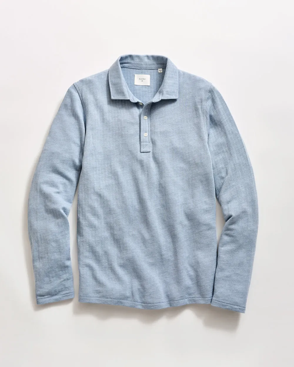 Herringbone Polo - Blue Fog Flexible Outerwear Cyber Core