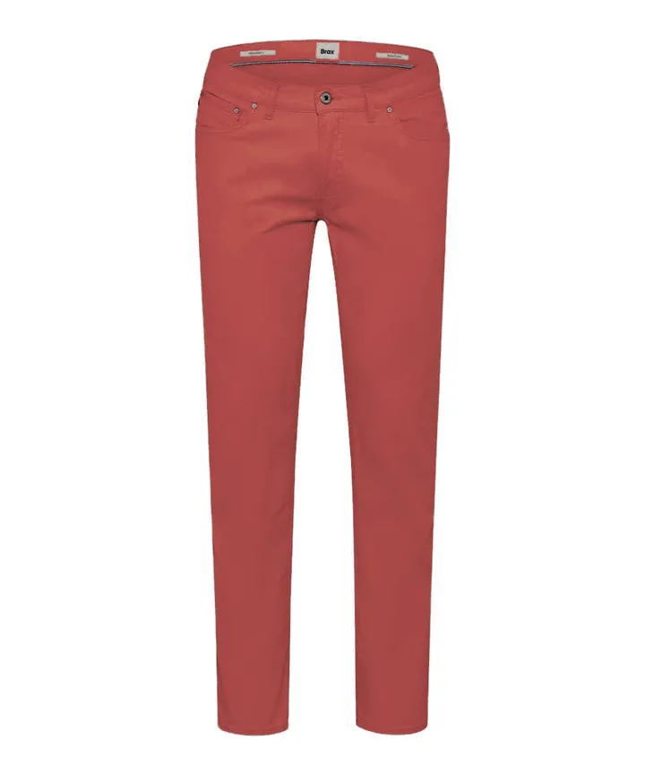 Brax Chuck Marathon 5-Pocket Pant in Coral Daily Style
