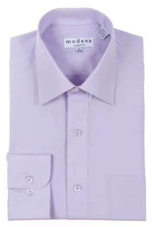Modena Classic Fit Regular Cuff M300CL0R Lavender Tailored Fit Versatile Design