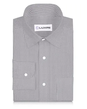 Linen: Black White Dress Stripes Stylish Apparel Cool Glow