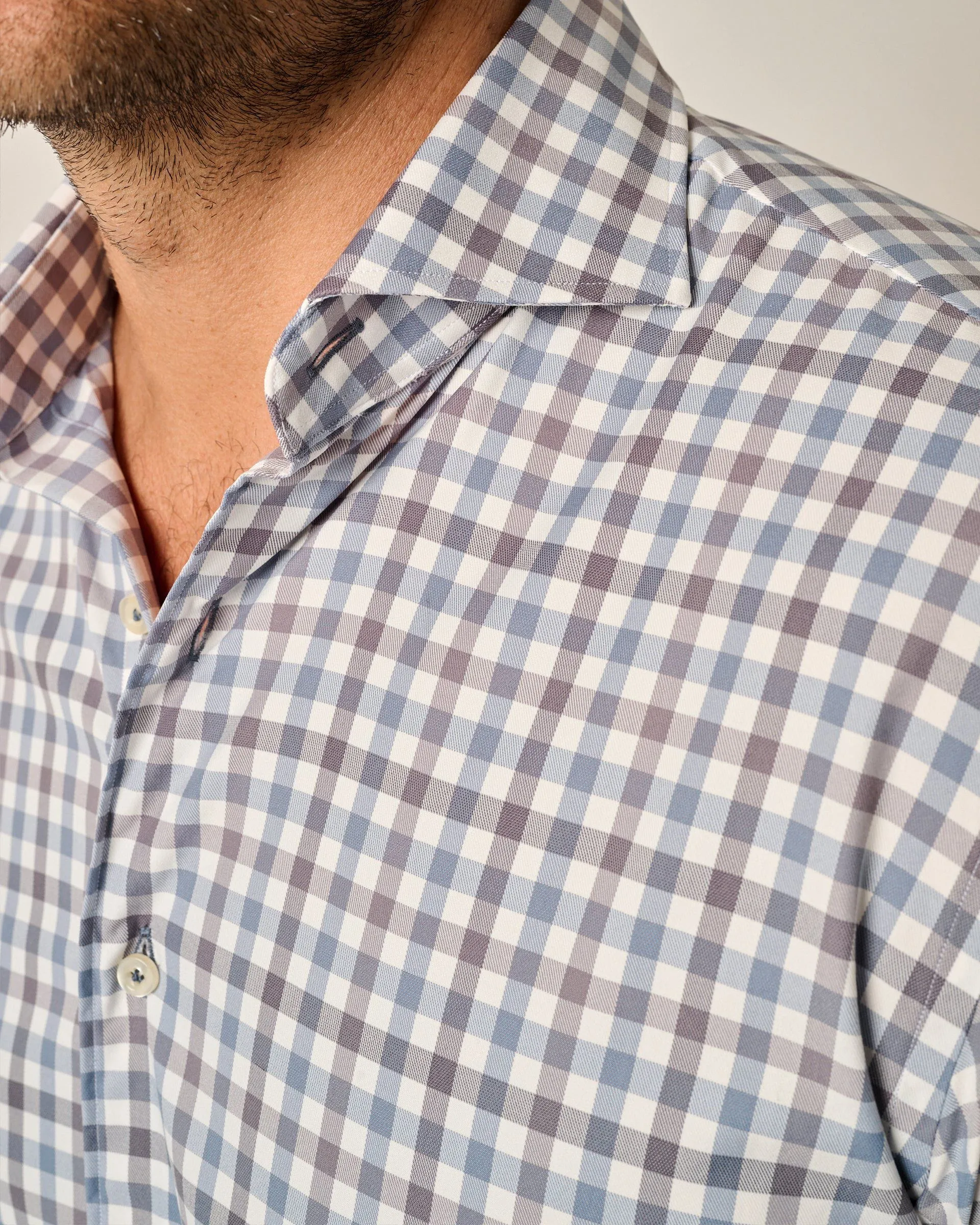 Cozy Fashion Balance Core Beryl Woven Shirt - Laguna Blue