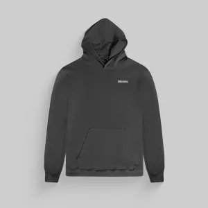 WrinkleFreeFabric Smile Glow Commissioned Cumulus Hoodie - Smoke