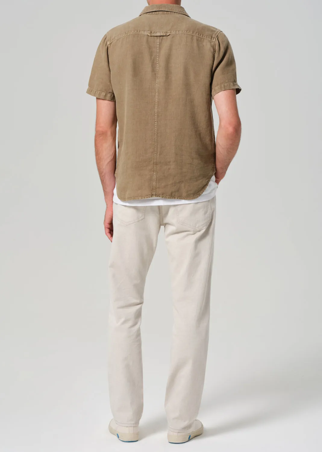 Elijah Relaxed Fit Pant - Natural AdjustableStraps