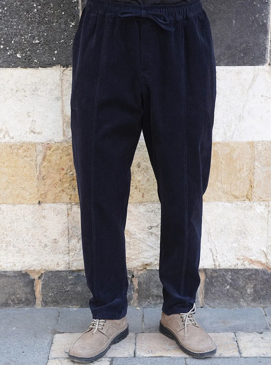 Easy Movement Cotton comfort Corduroy Tapered Loose Fit Trousers