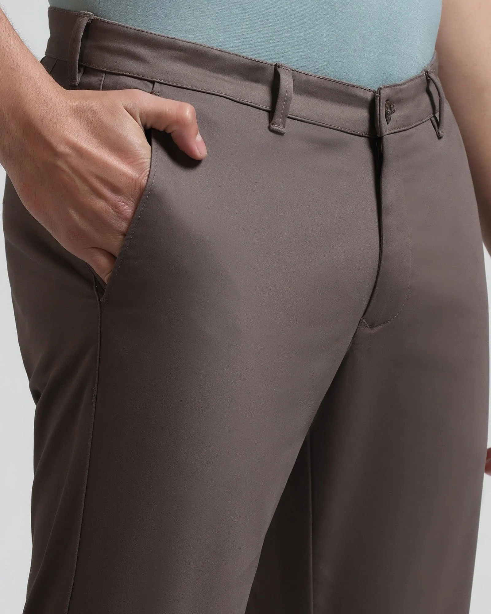 Core Fit Versatile Fashion Slim Fit B-91 Casual Mouse Solid Khakis - Cultron