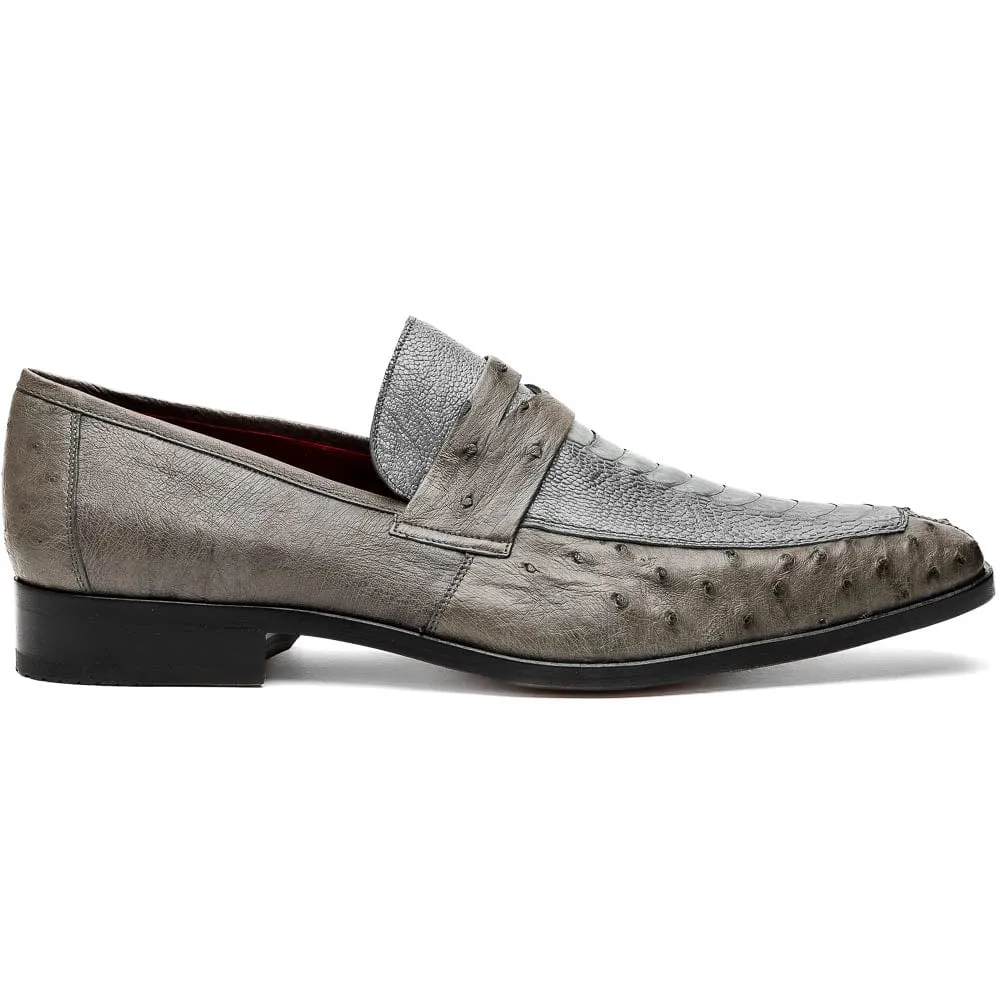Fangio Serpentine Gray Smart Shoes Confident Shade