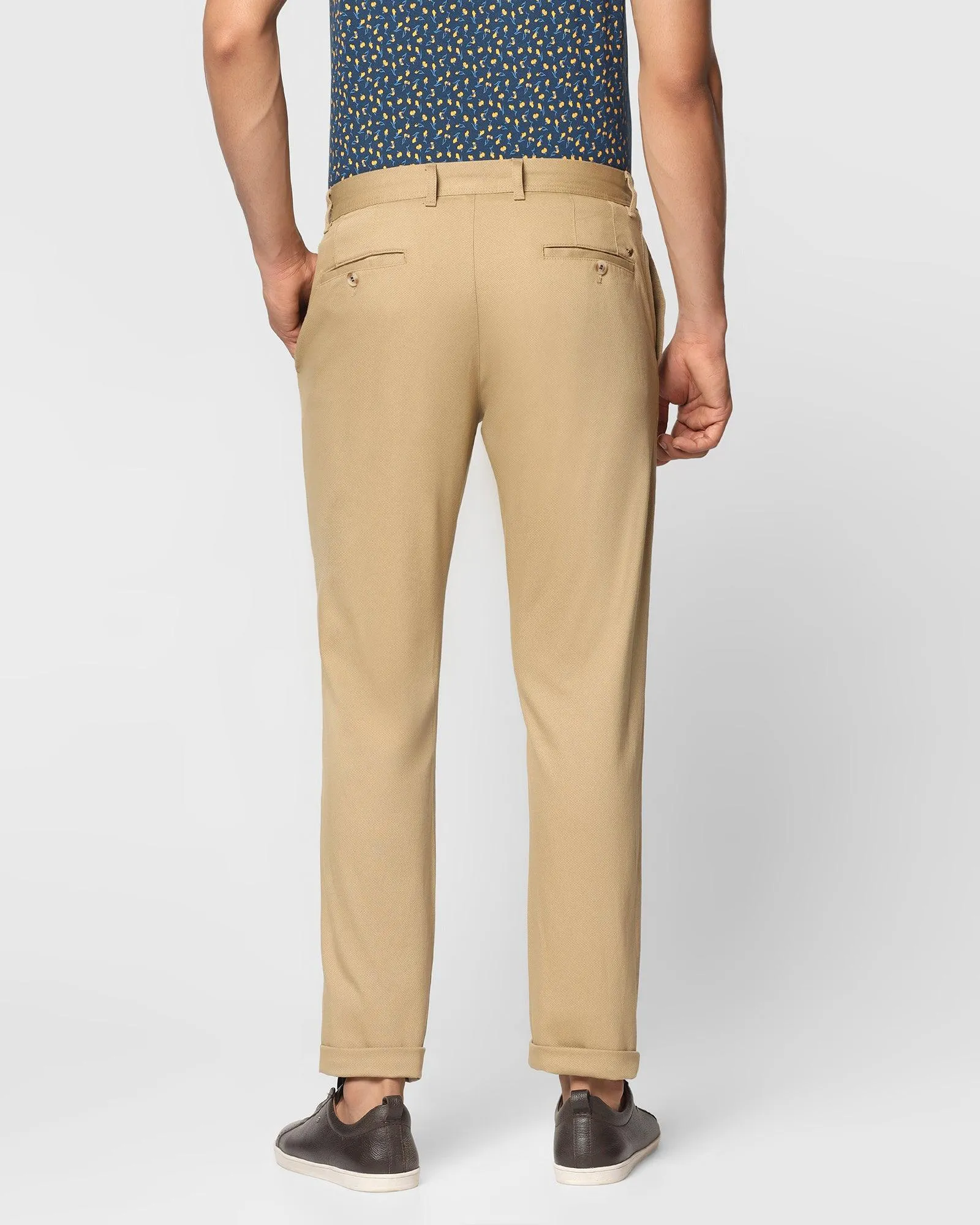 Slim Comfort B-95 Casual Khaki Solid Khakis - Mark Comfortable Stretch Street Utility