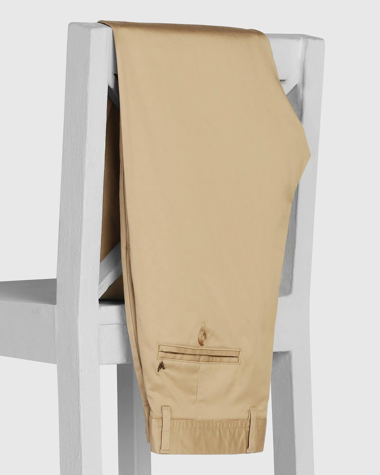 Slim Comfort B-95 Casual Khaki Solid Khakis - Mark UV Protection