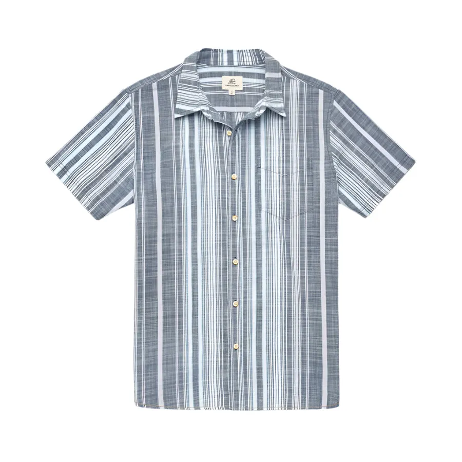 Joey Striped Shirt - Navy/White clean design
