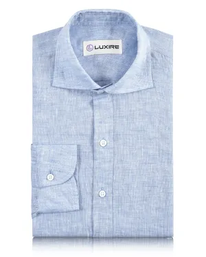 Virtual Fit Linen 60's: Light blue
