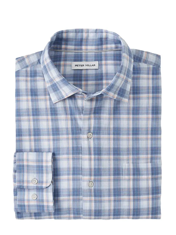 Inner Glow Outdoor Wear Sanibel Cotton Shirt - Moon Blue