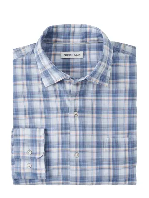 Inner Glow Outdoor Wear Sanibel Cotton Shirt - Moon Blue