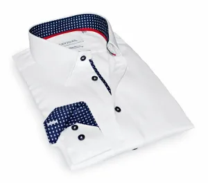 Short Sleeve Jonas Button-Up Contrast Shirt
