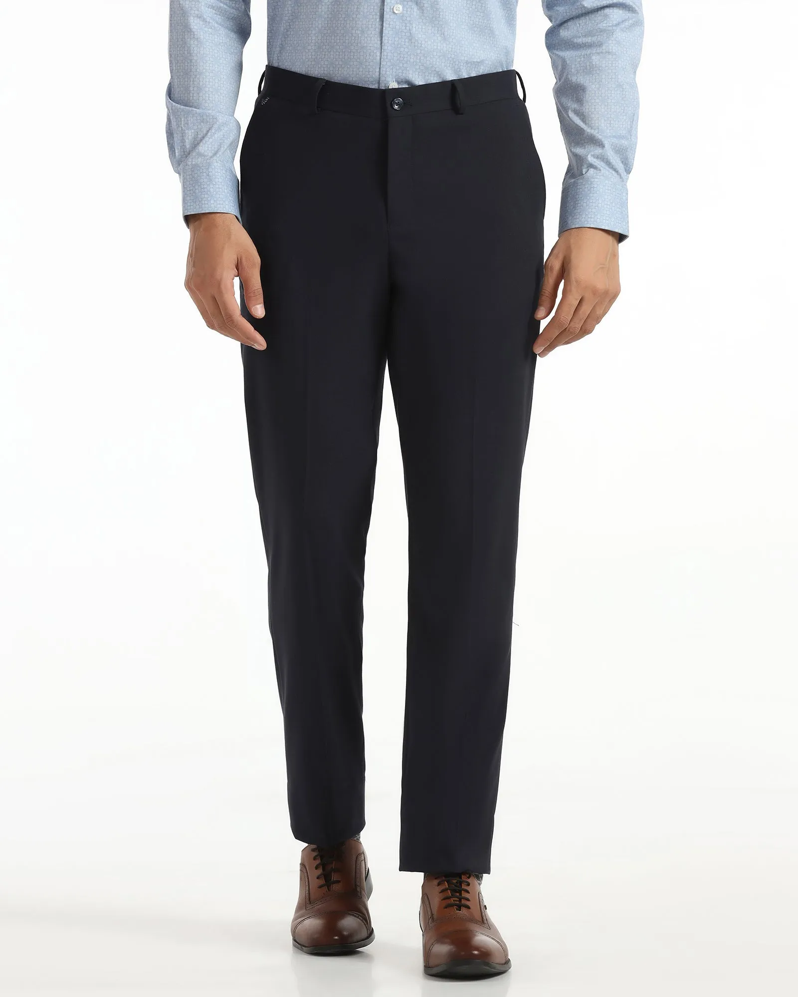 Straight B-90 Formal Navy Textured Trouser - Saint Outdoor Lifestyle