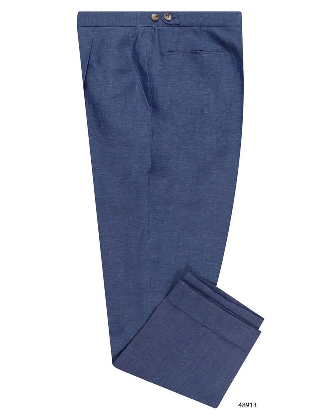 Yoga Ready Performance Comfort VBC: Indigo Blue  Wool-Linen