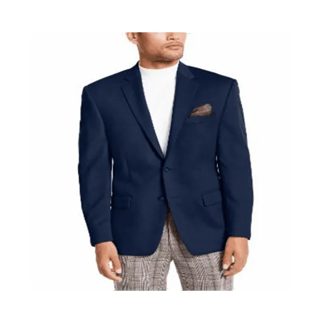 Contemporary Fit Ralph Lauren Ultraflex Wool/Silk Blend Sportcoat in Bright Navy