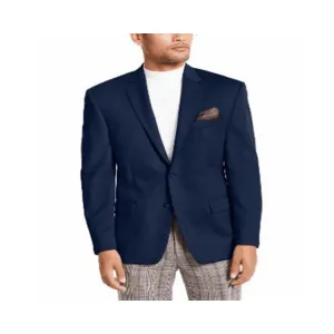 Contemporary Fit Ralph Lauren Ultraflex Wool/Silk Blend Sportcoat in Bright Navy
