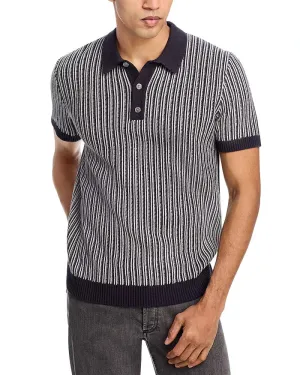 Royce Knit Polo - Navy/Grey Trend Glow