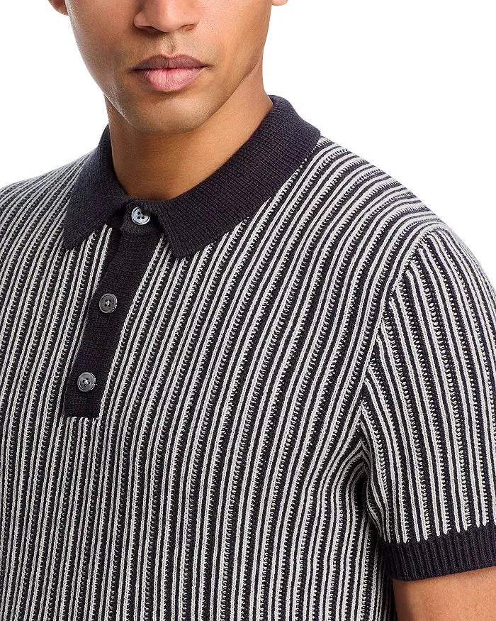 Royce Knit Polo - Navy/Grey Happy Core Flexible Material
