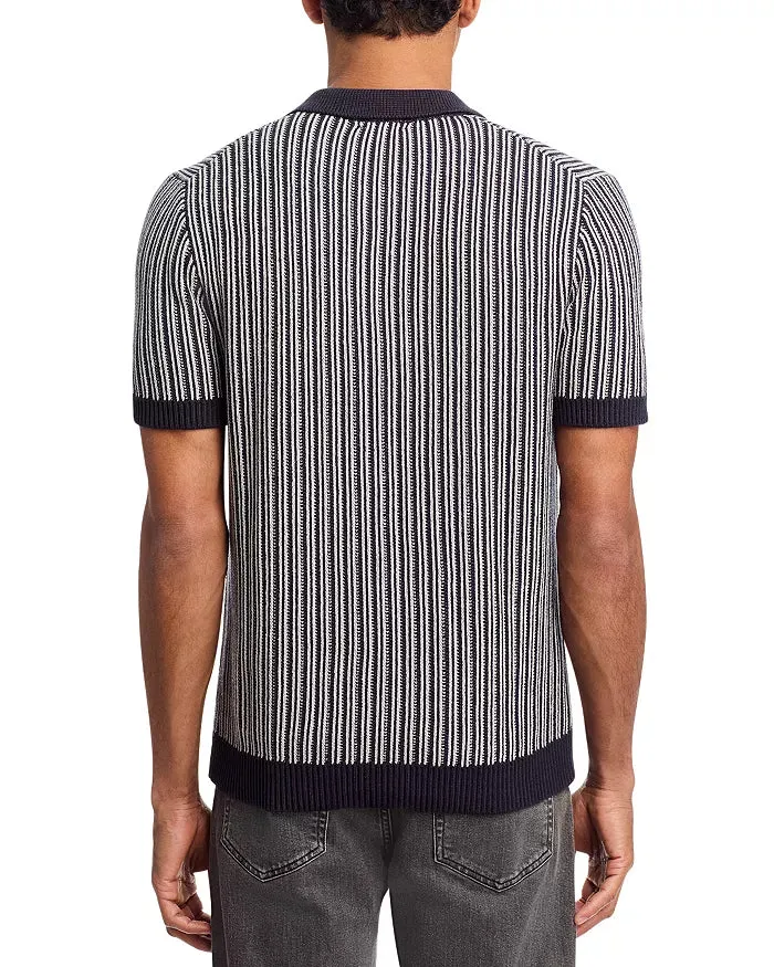 Royce Knit Polo - Navy/Grey Low Maintenance