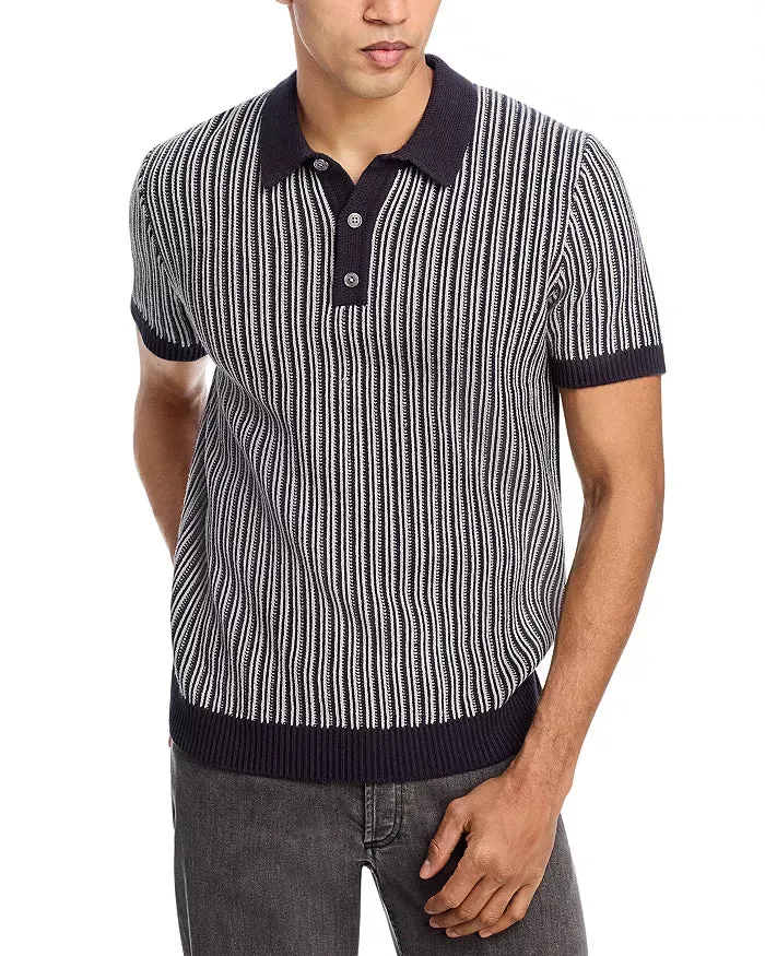 Royce Knit Polo - Navy/Grey Trend Glow