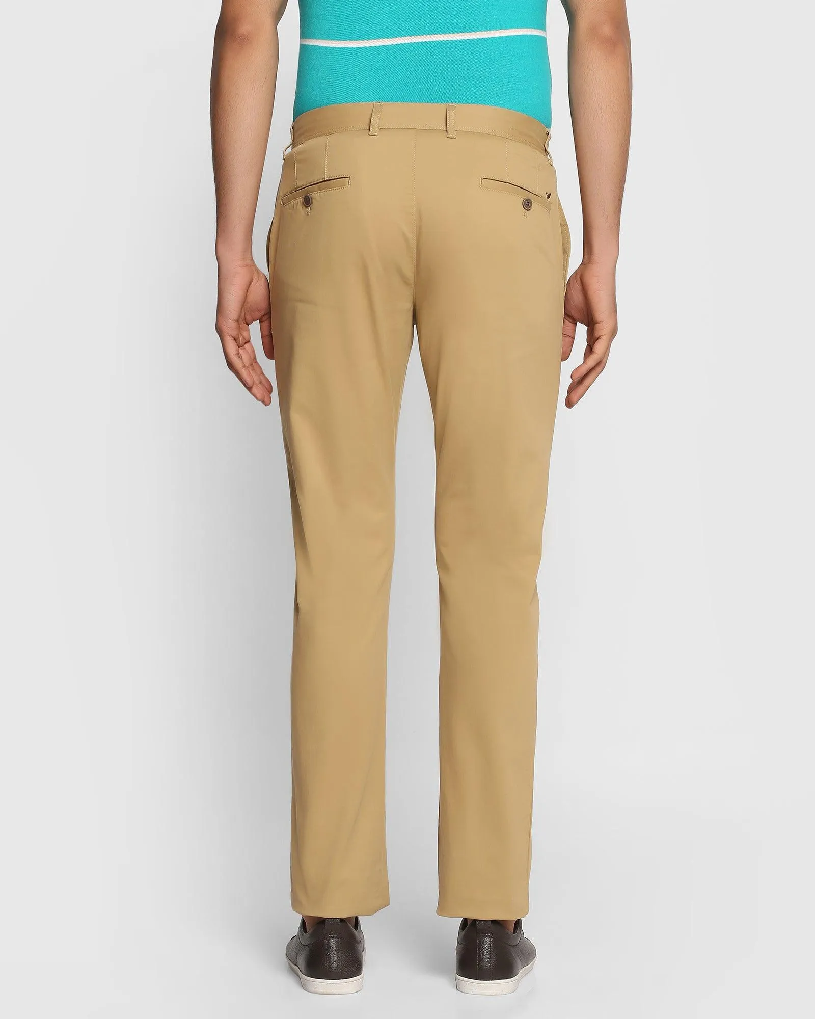 Trendy Appeal Slim Comfort B-95 Casual Khaki Solid Khakis - Lab