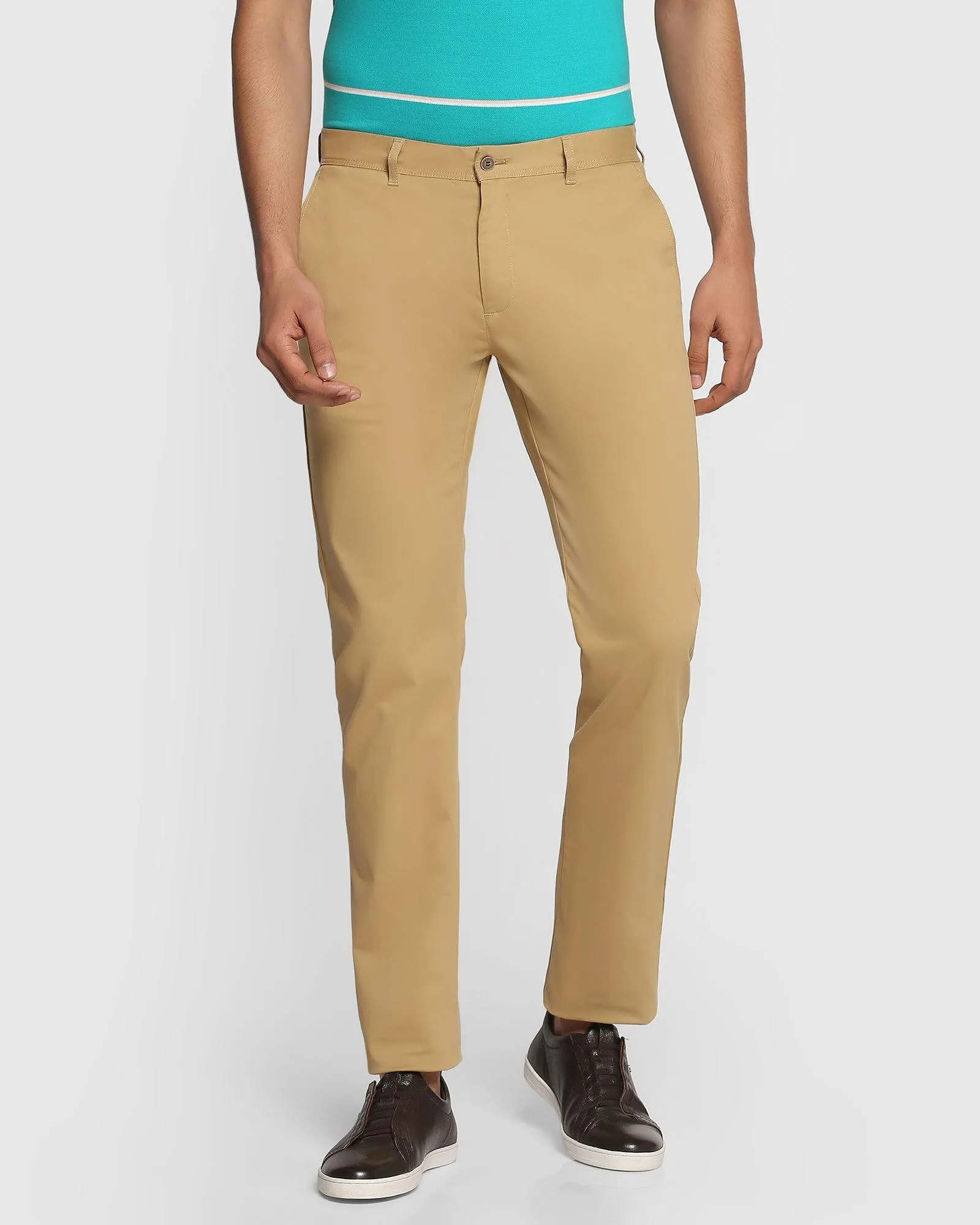 Slim Comfort B-95 Casual Khaki Solid Khakis - Lab Relaxed fit wear Anti Static Lining