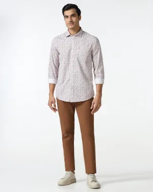 Urban Fit Urban Comfort Rust Solid Khakis - Mario