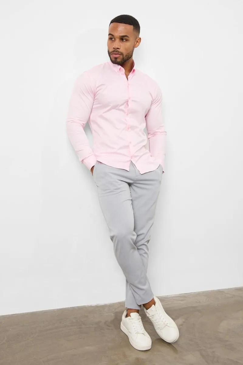 Everyday Essential Athletic Fit Signature Shirt 2.0 in Pink