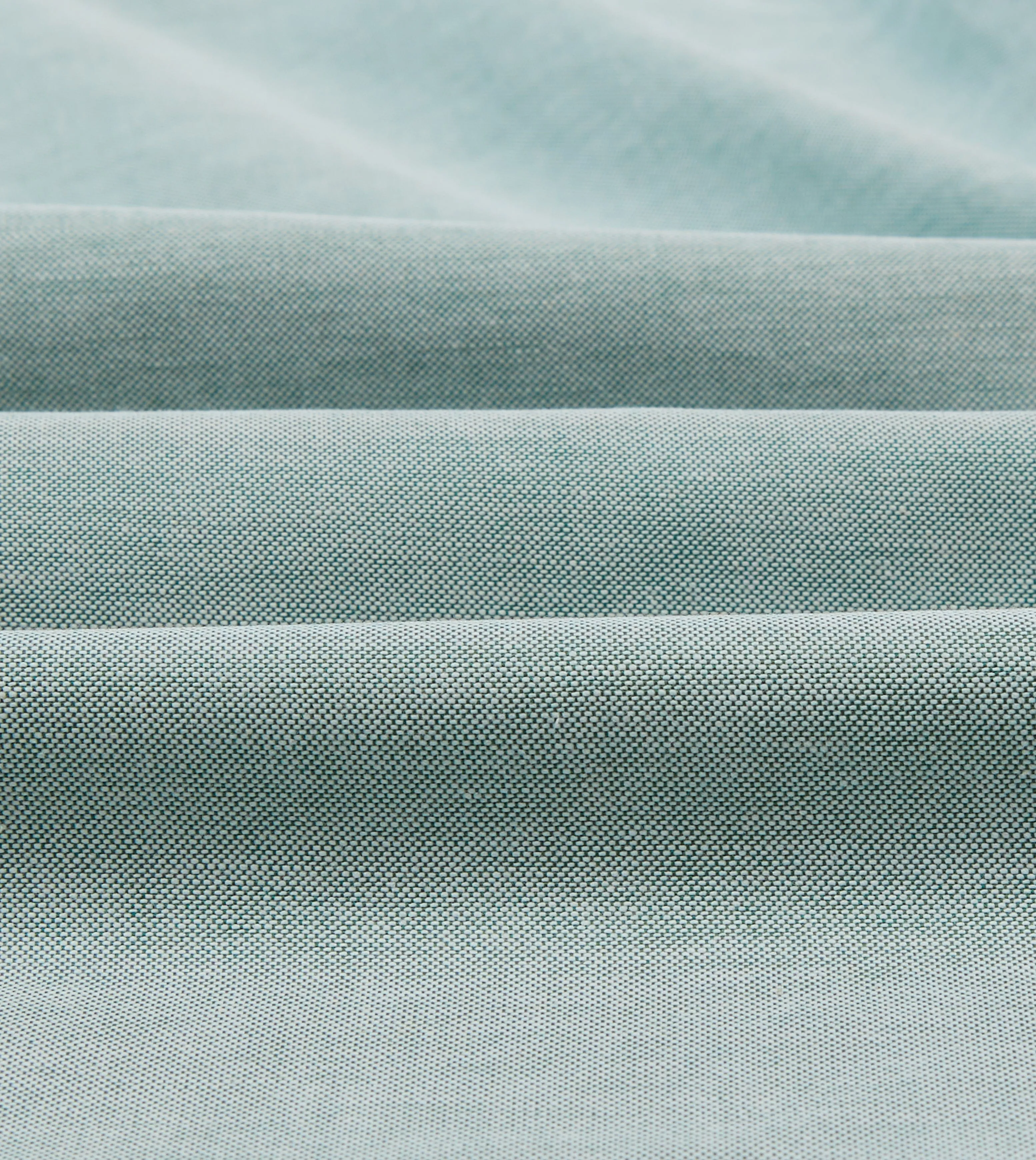 Tuckable Hem Pastel Shade Green Cotton Oxford Cloth Button-Down Shirt