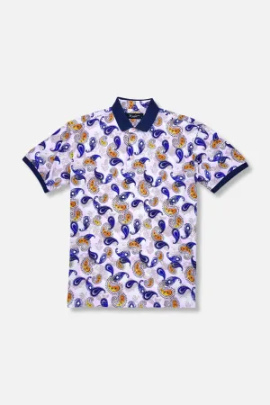 Pronto Printed Pique Polo Summer Office Comfortable Outfit