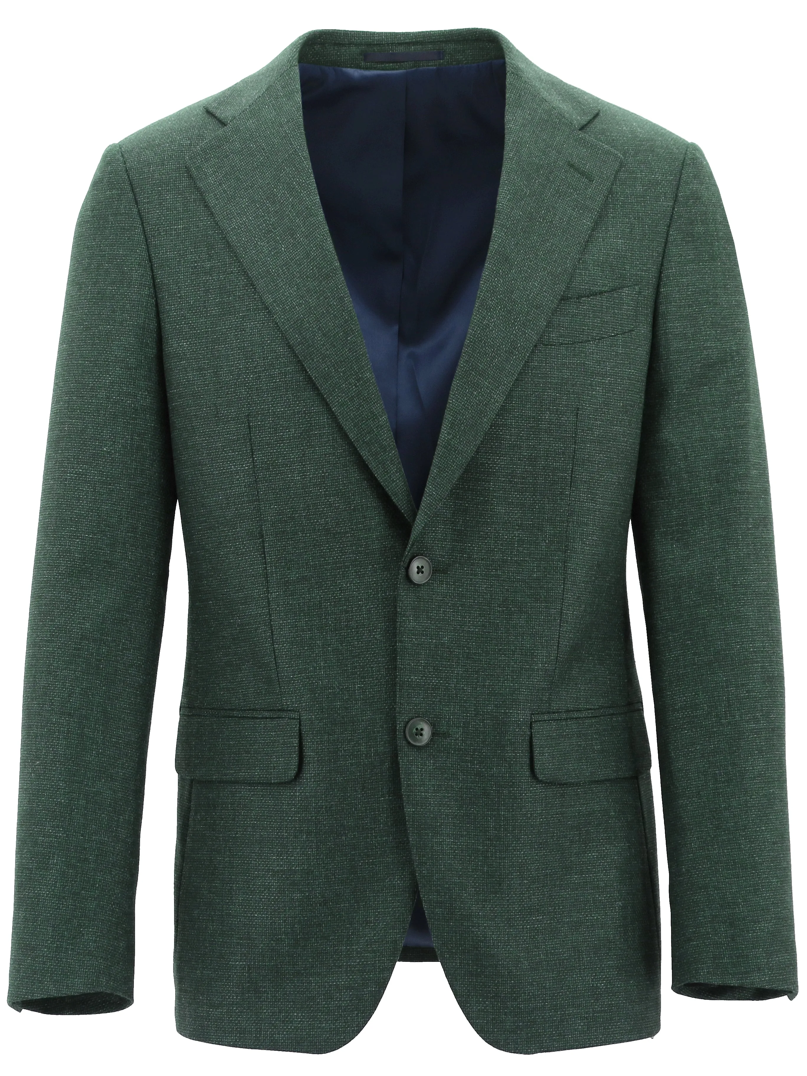 Siena Green Woven Sports jacket Dual Layer Insulation Low Profile Collar Design