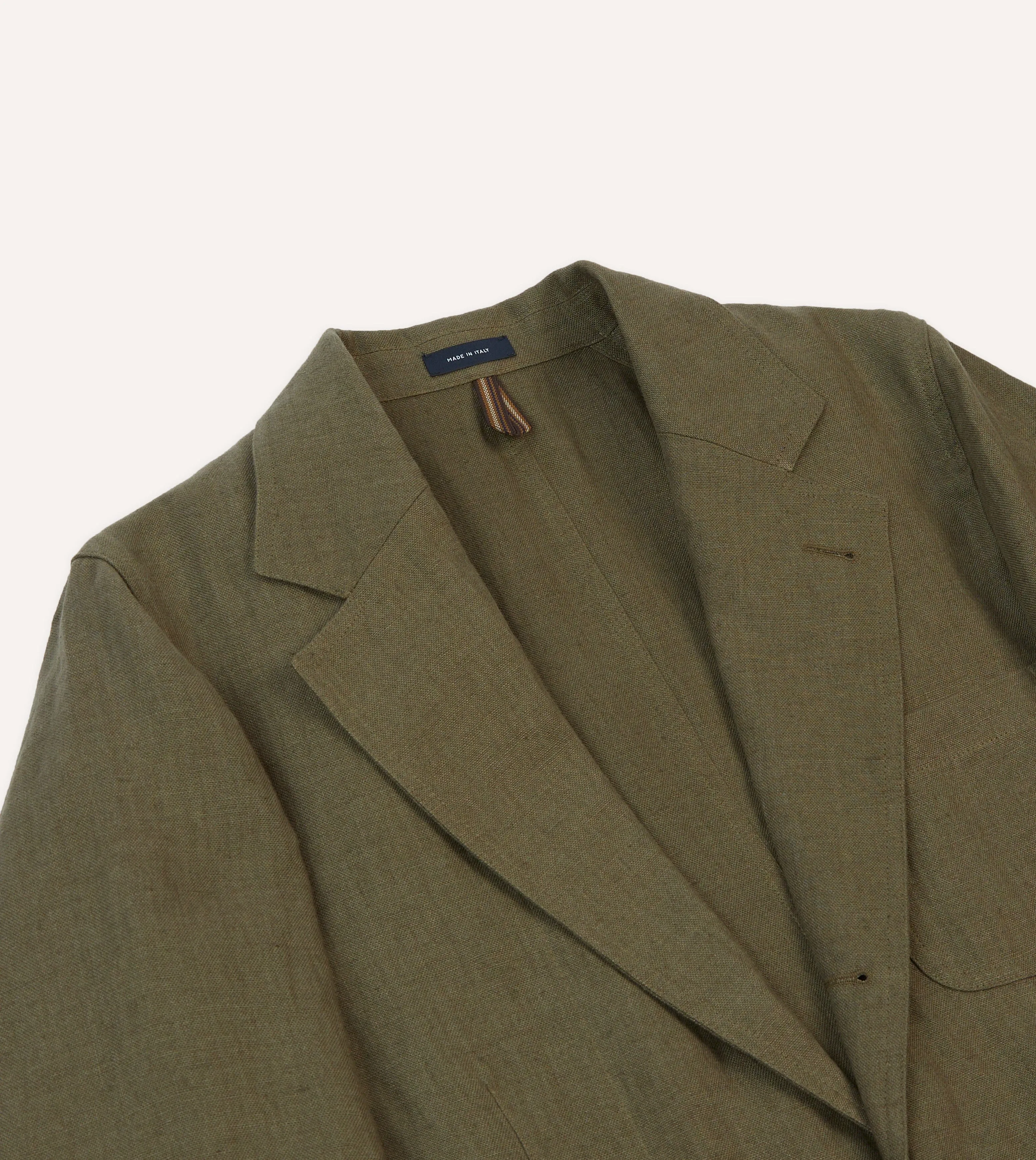 Olive Antique Linen Games Blazer Mk. I Heavyweight Warmth