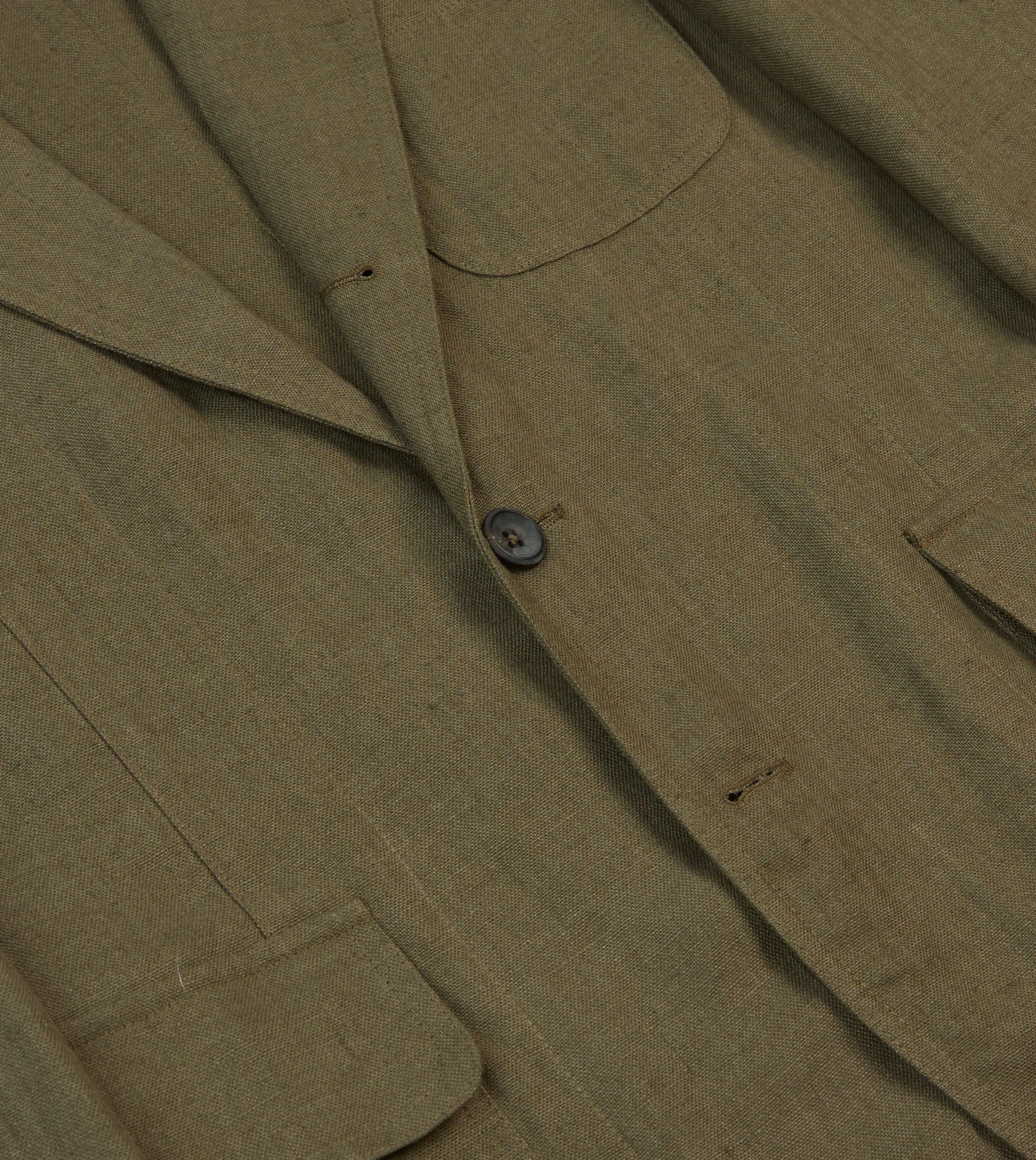 Olive Antique Linen Games Blazer Mk. I Windproof Material