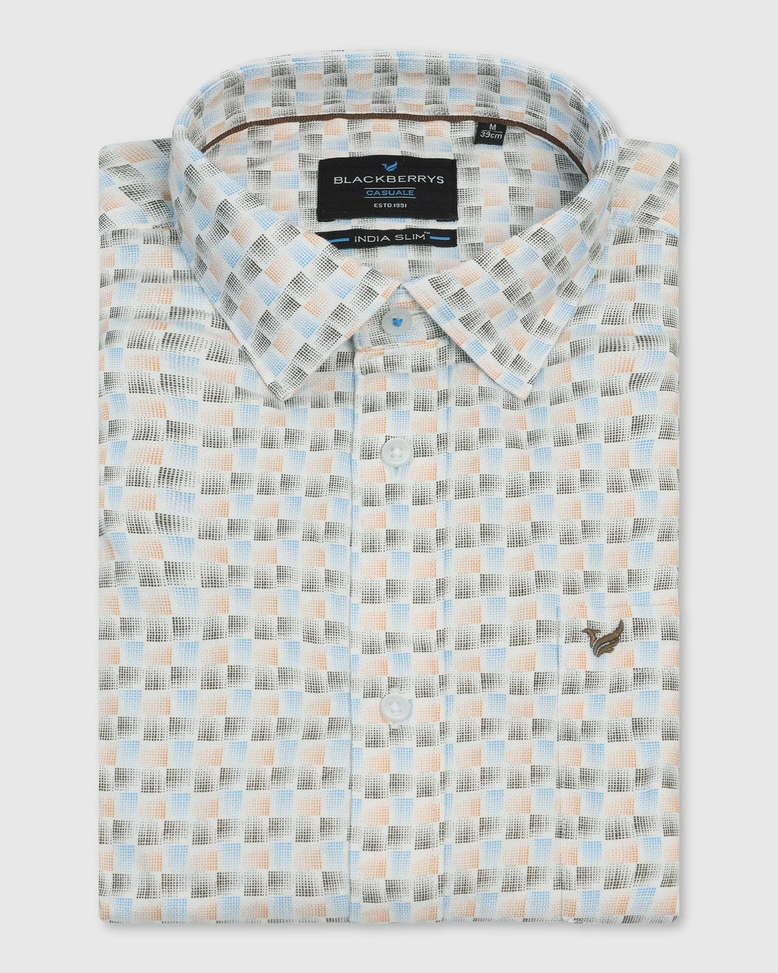 Thermoregulating Layer birthday celebration Casual Beige Printed Shirt - Felip